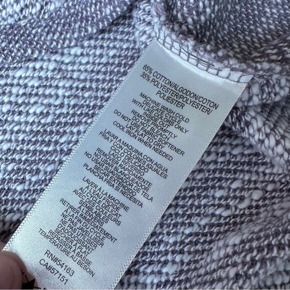 Calvin Klein Purple & Gray Crossover‎ Knit Cowl Neck Pullover Sweater Size S - Picture 7 of 10